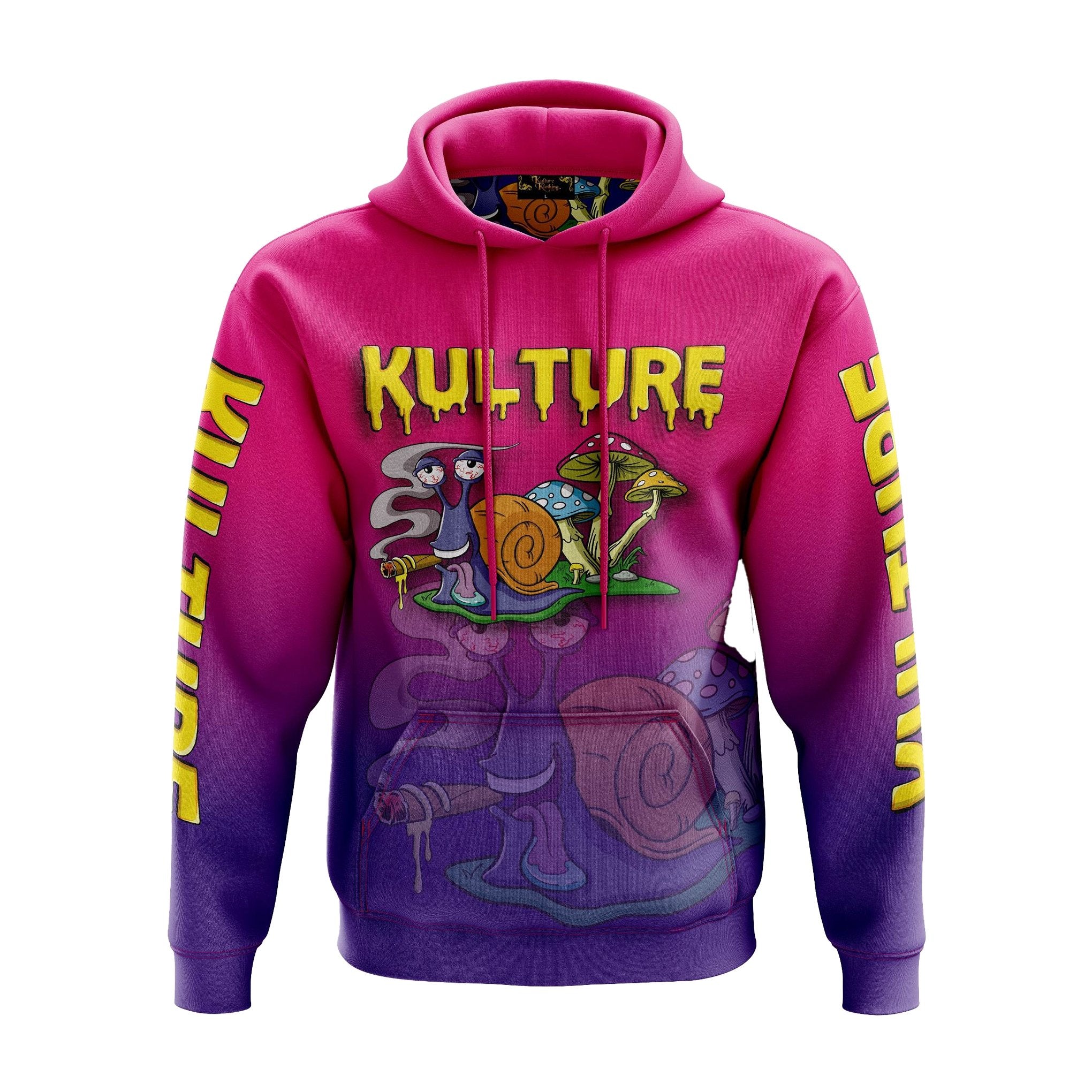 Heady Snail Dye Sublimation Hoodie Kulture Klothing Club