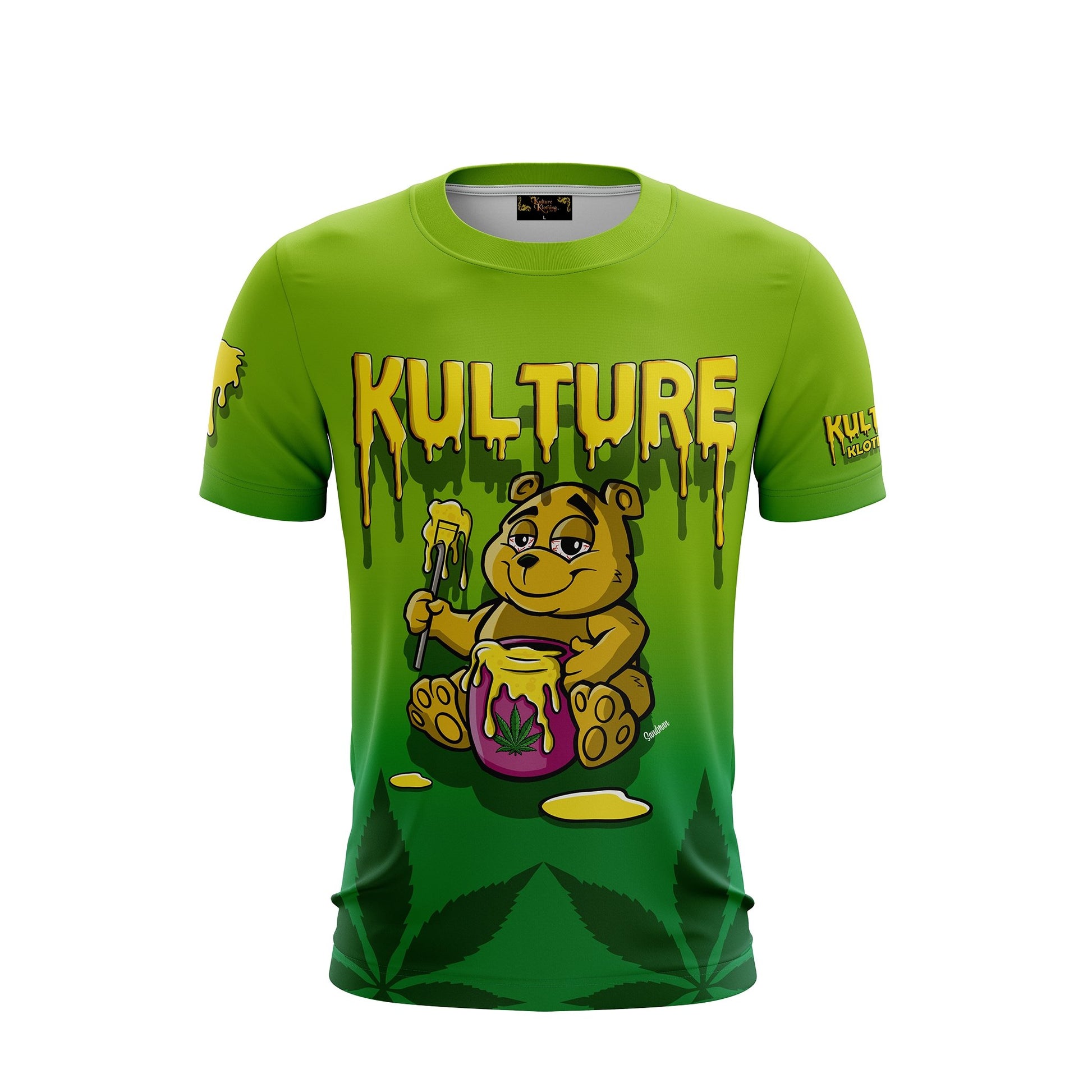 Honey Bear Dye Sublimation T-shirt - Kulture Klothing Club -