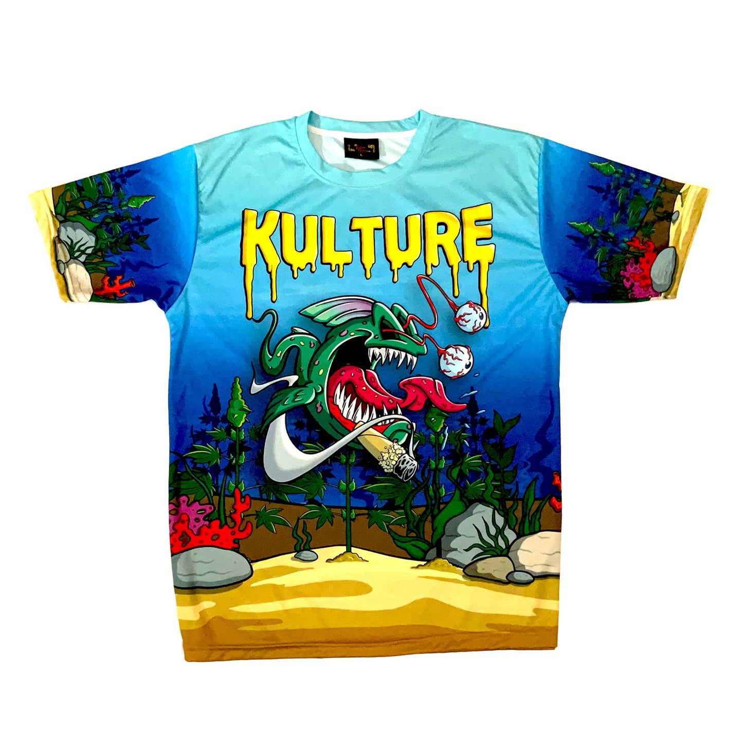 Phatty Piranha Dye Sublimation T-shirt - Kulture Klothing Club -