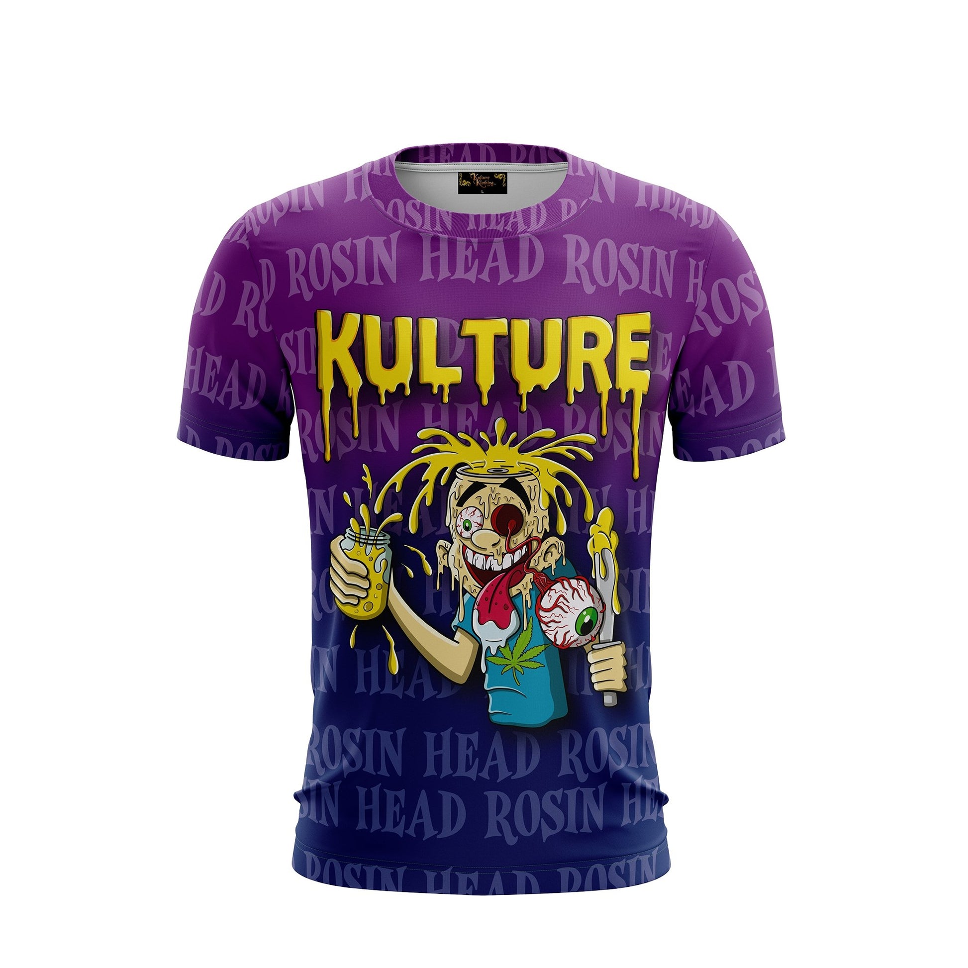 Rosin Head Dye Sublimation T-shirt - Kulture Klothing Club -