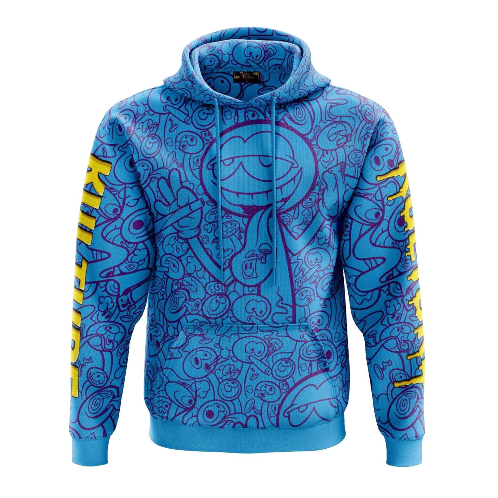 Shatter Face Dye Sublimation Hoodie - Kulture Klothing Club -